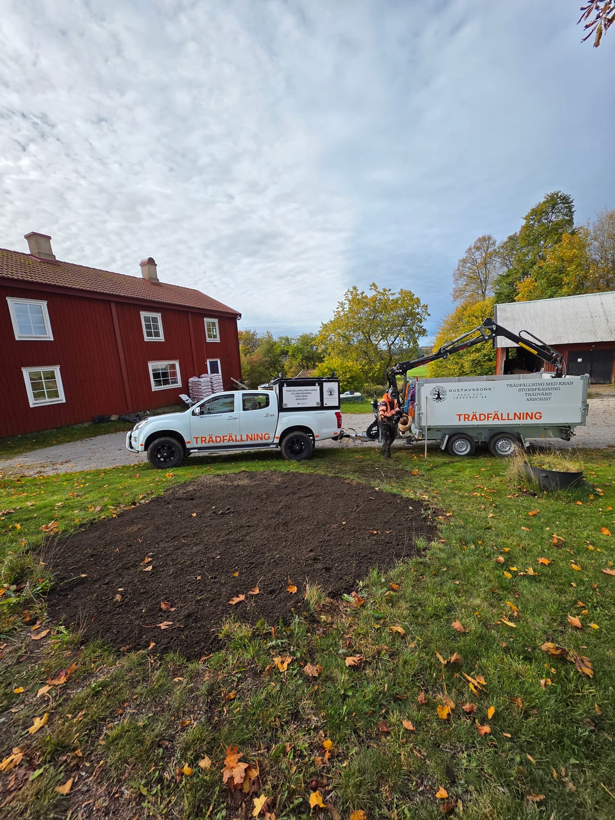 Projektbild 9 från trädvård och trädfällning utförd av Gustavssons Skog & Trädvård AB