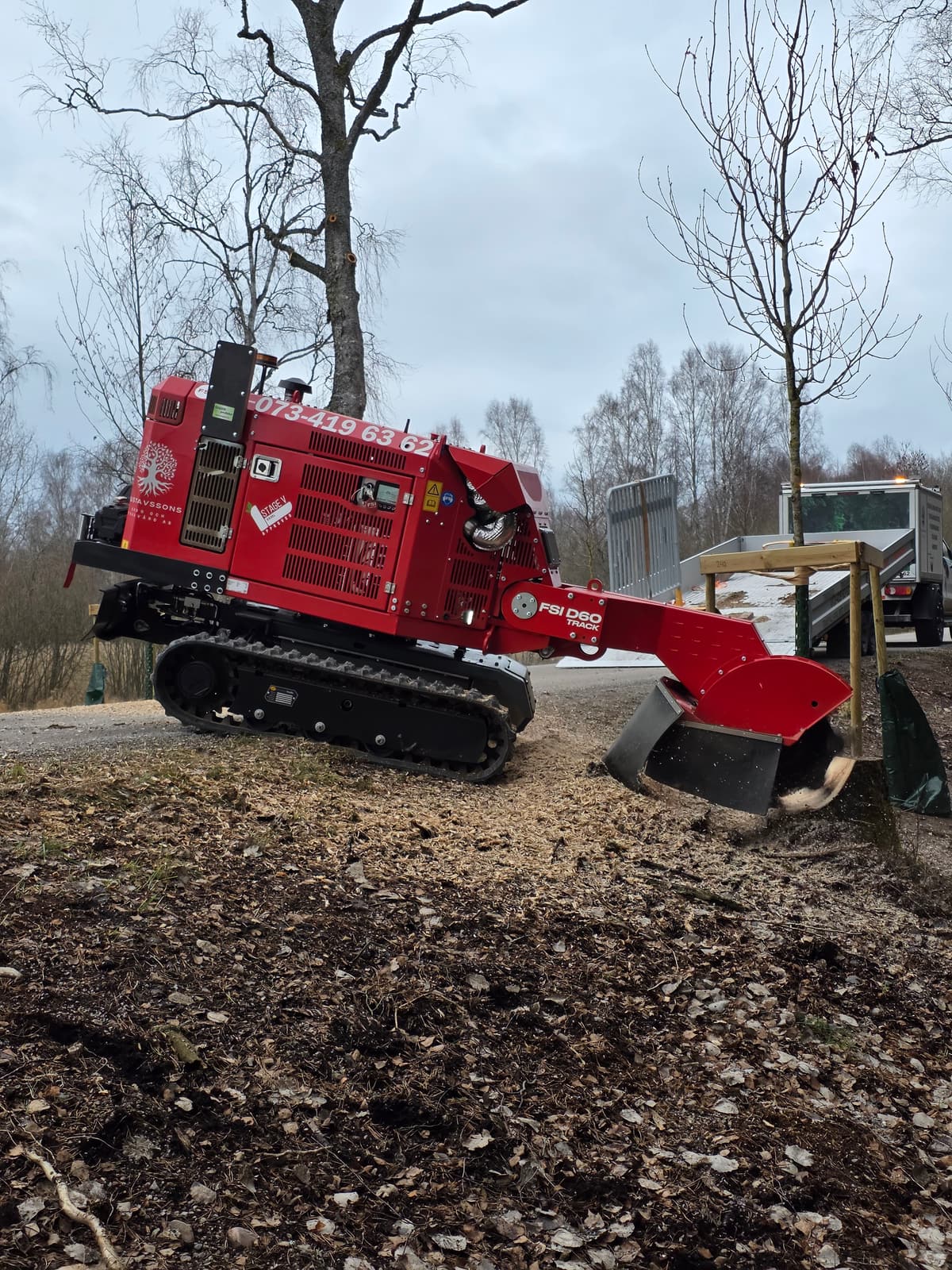 Projektbild 25 från trädvård och trädfällning utförd av Gustavssons Skog & Trädvård AB